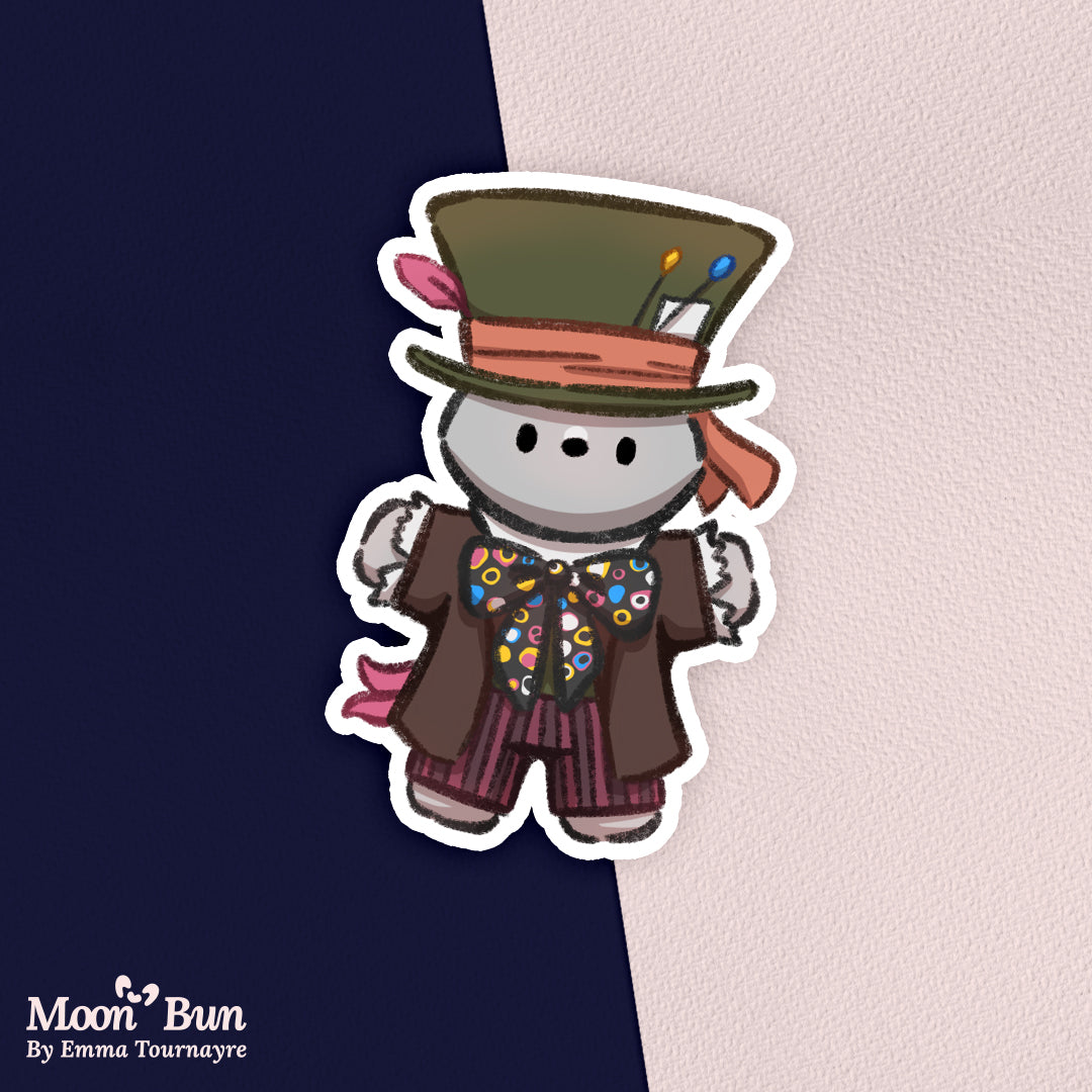 'Chapelier Bun' Sticker