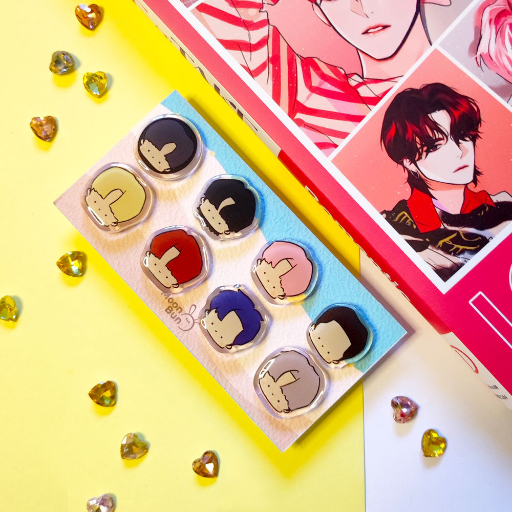 'Love or Take' Pin en Acrylique