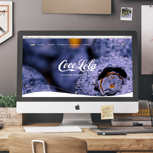 Web design pour Coco Lola