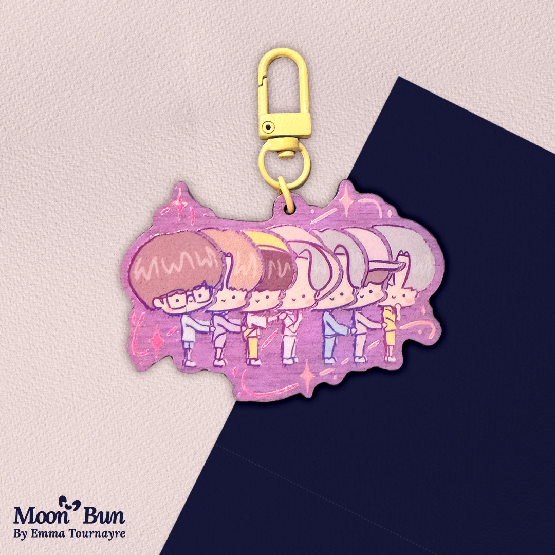 'BTS' Holo Keychain