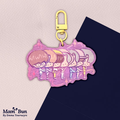 'BTS' Holo Keychain