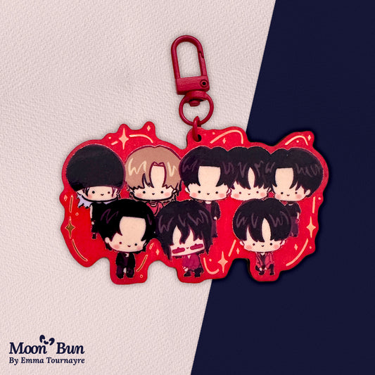 'Stray Kids' Holo Keychain