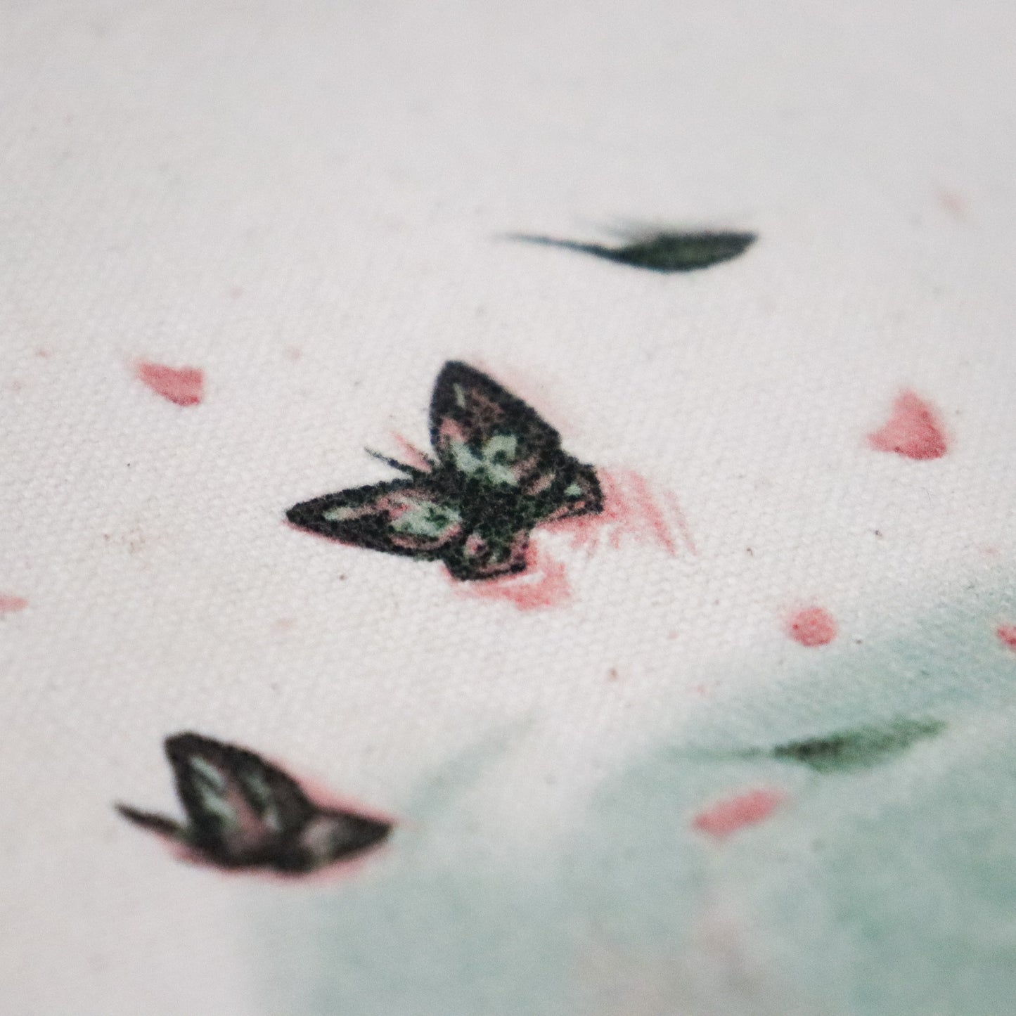 Detail of the print of the TXT Temptation pouch