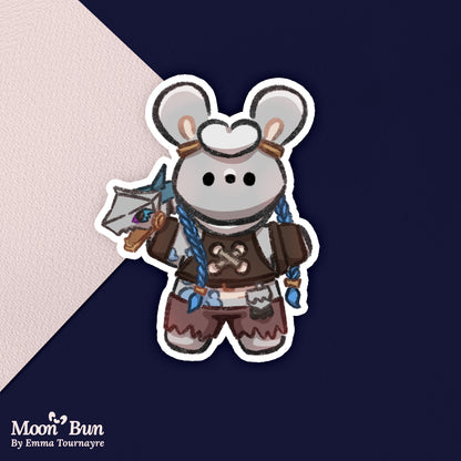 'Arcane Buns' Stickers