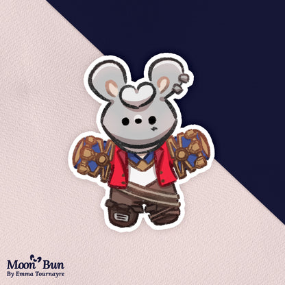 'Arcane Buns' Stickers