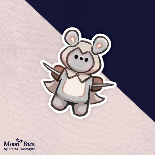 'Assassin Bun' Sticker