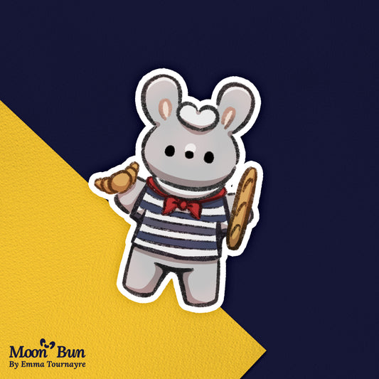 'Baguette Bun' Sticker