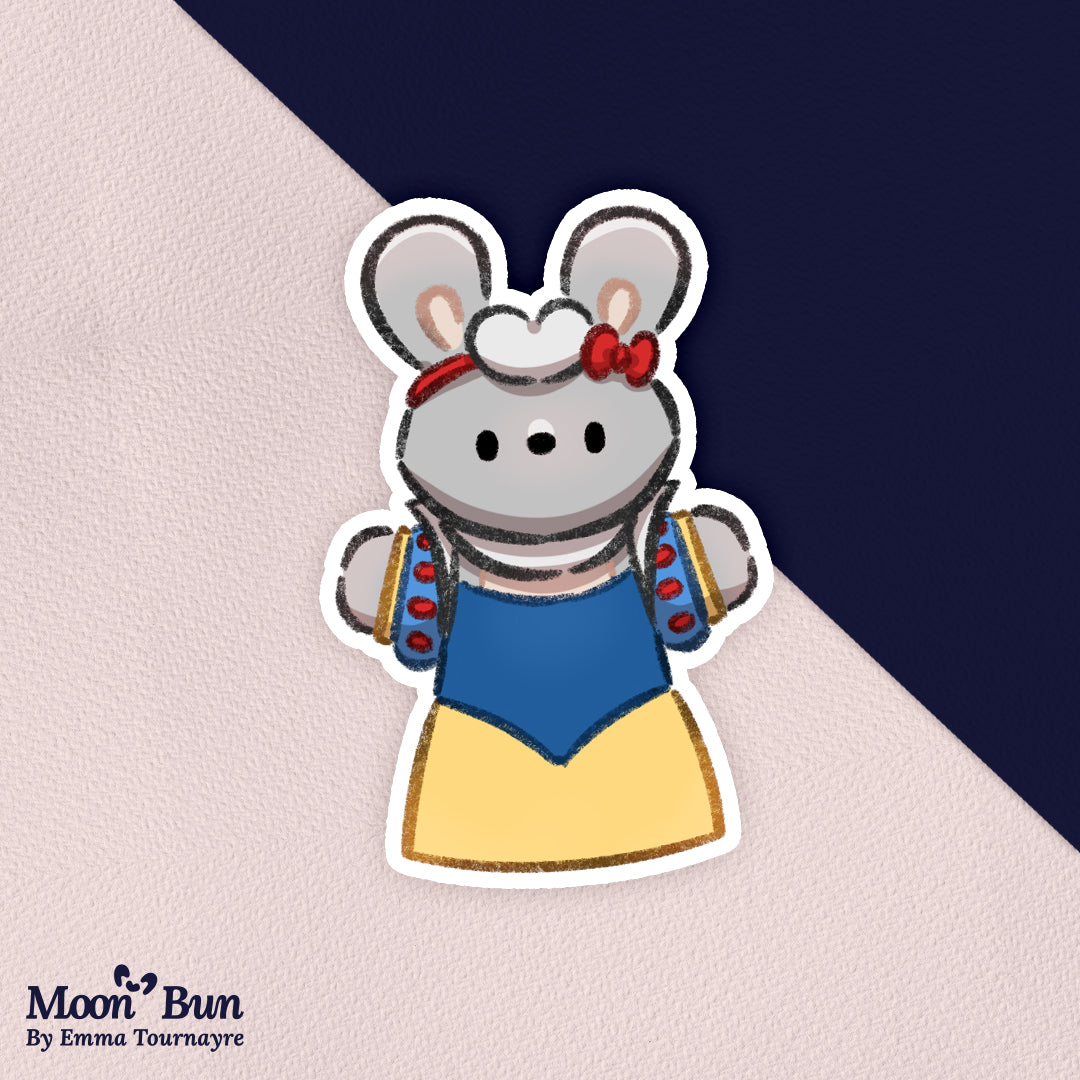 'Princess Buns' Stickers