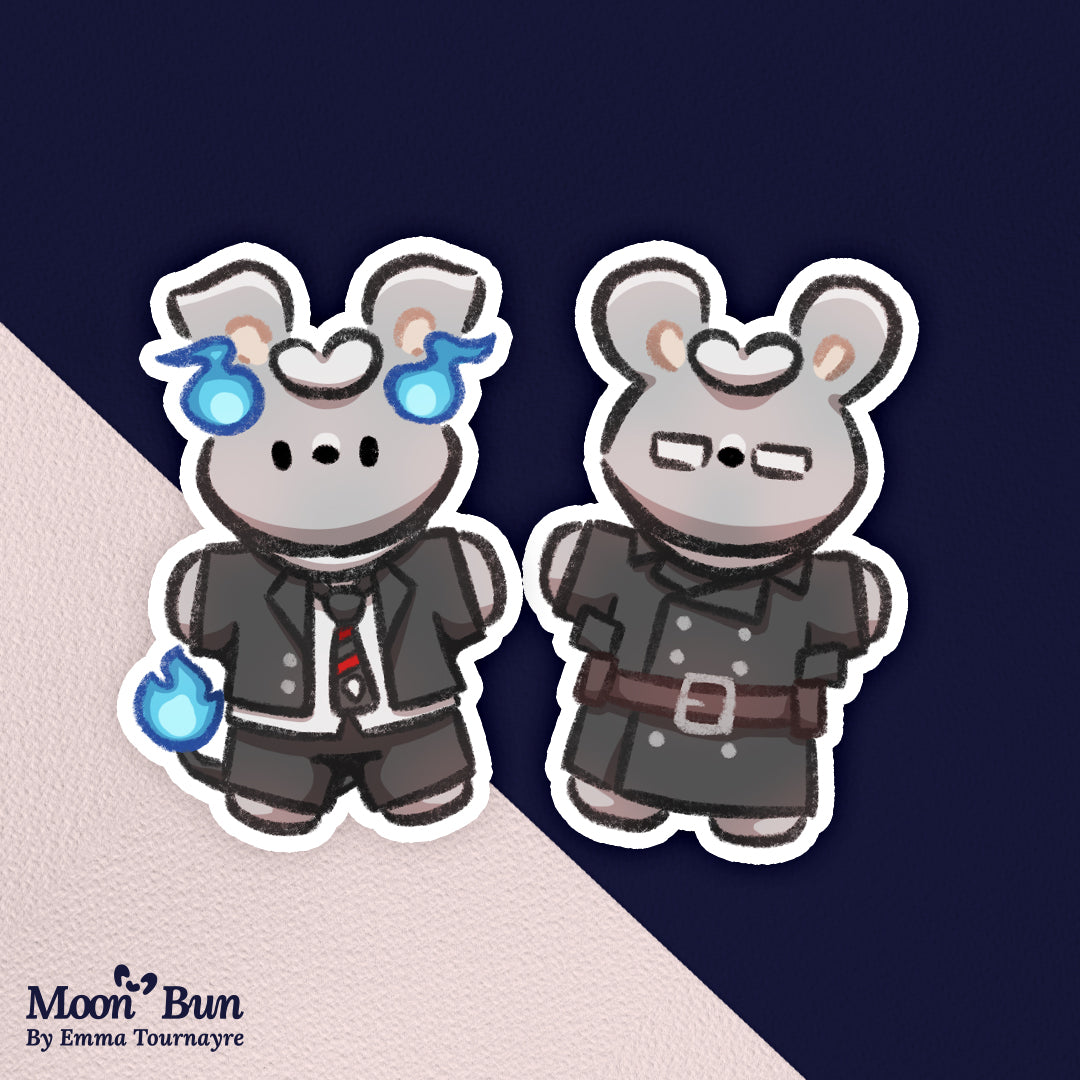 'Exorcist Buns' Stickers
