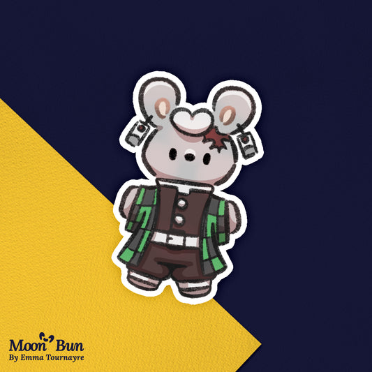 'Tanjiro Bun' Sticker