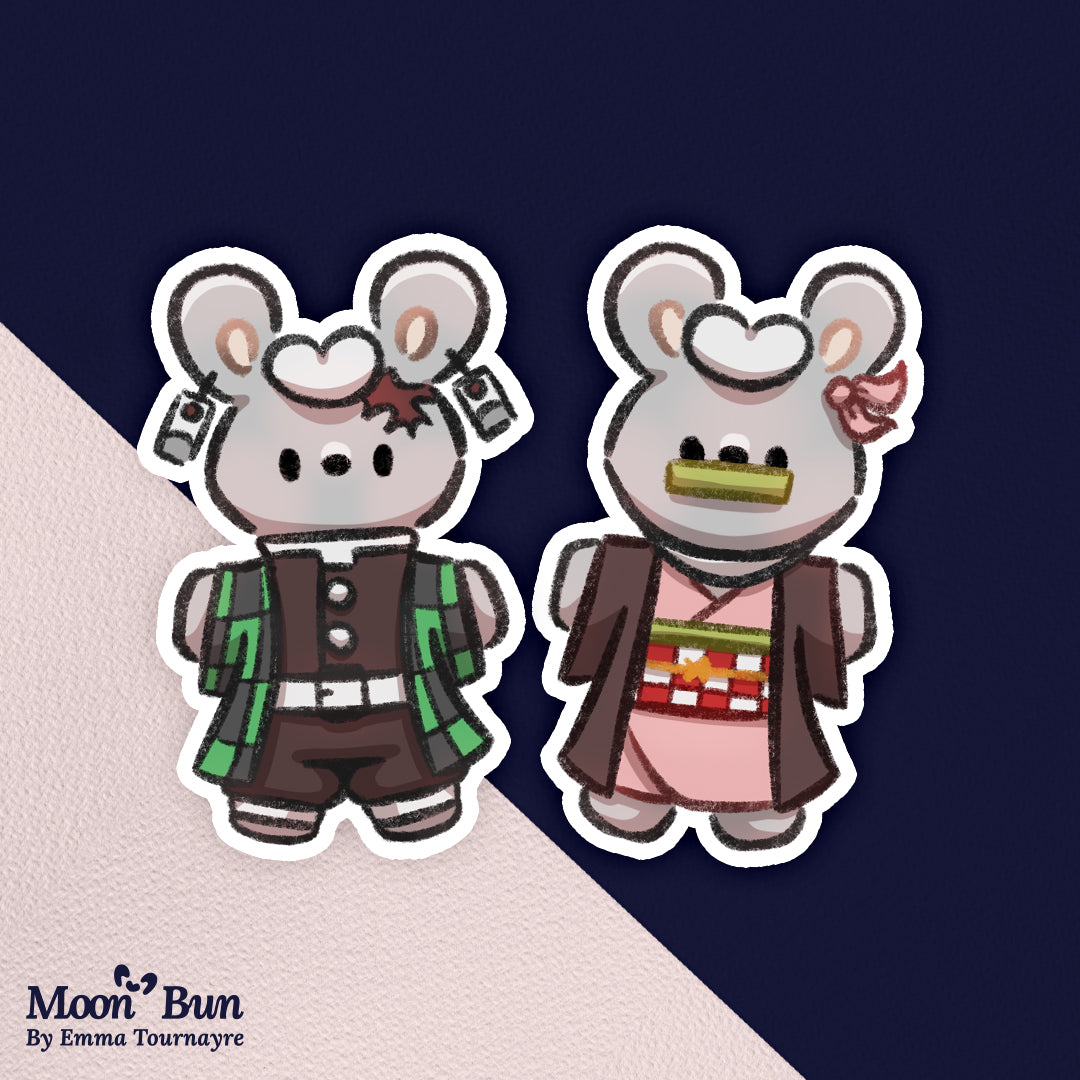 'Slayer Buns' Stickers