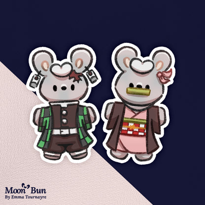 'Slayer Buns' Stickers