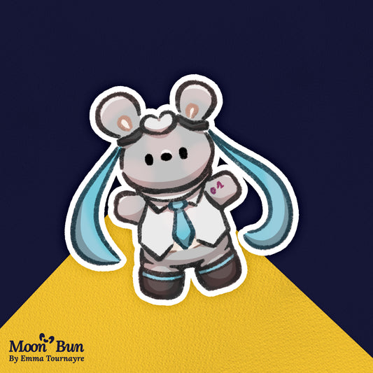 'HatBunne Miku' Sticker