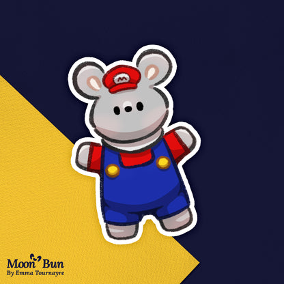 'Mario Buns' Stickers