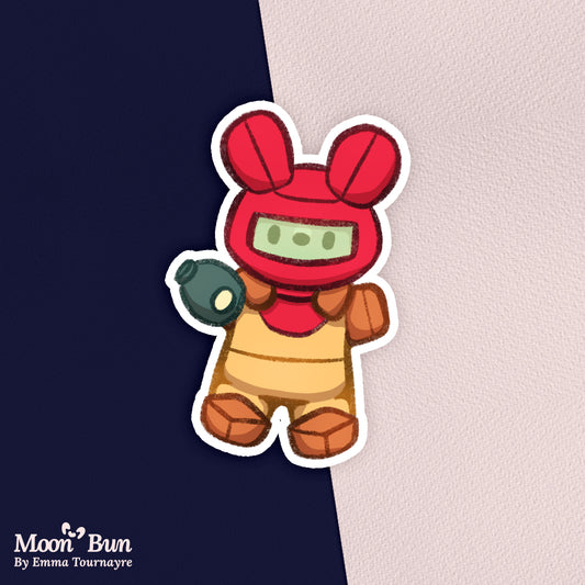 'Samus Bun' Sticker