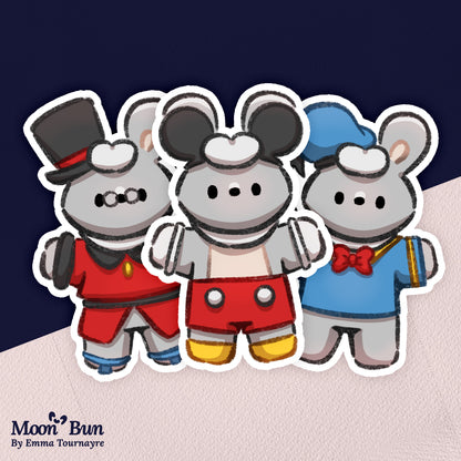 'Mickey Buns' Stickers