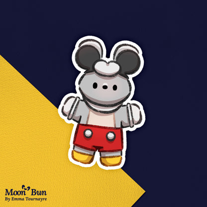 'Mickey Buns' Stickers