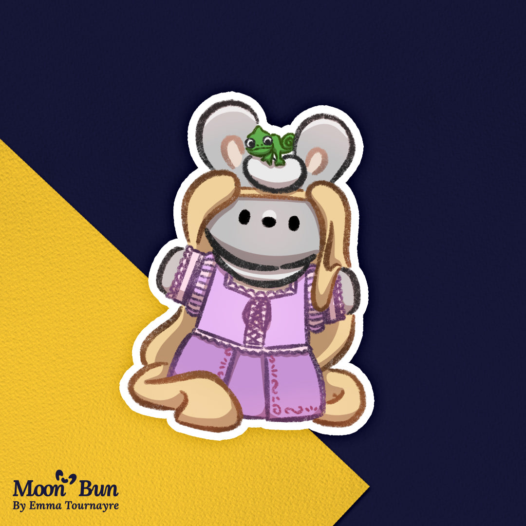 'Princess Buns' Stickers