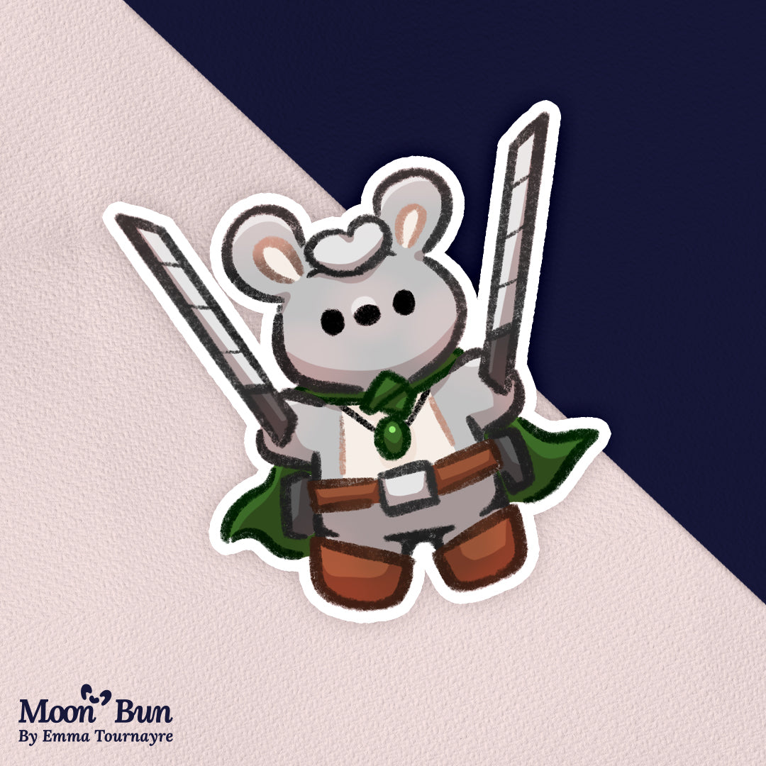 'Bataillon d'Exploration Bun' Sticker