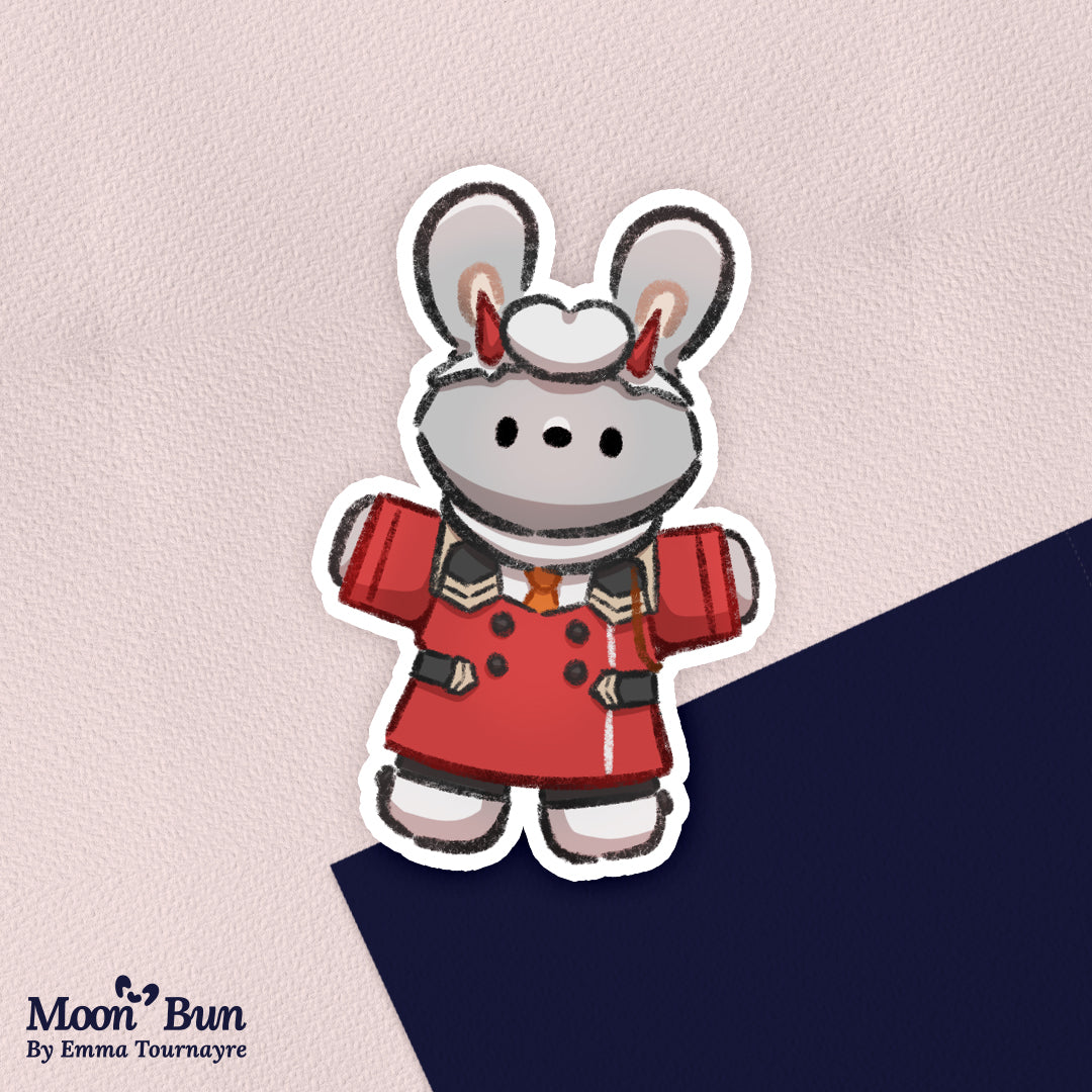 Product - 'Zero Two Bun' Inspired by Darling in the Franxx, Sticker ...