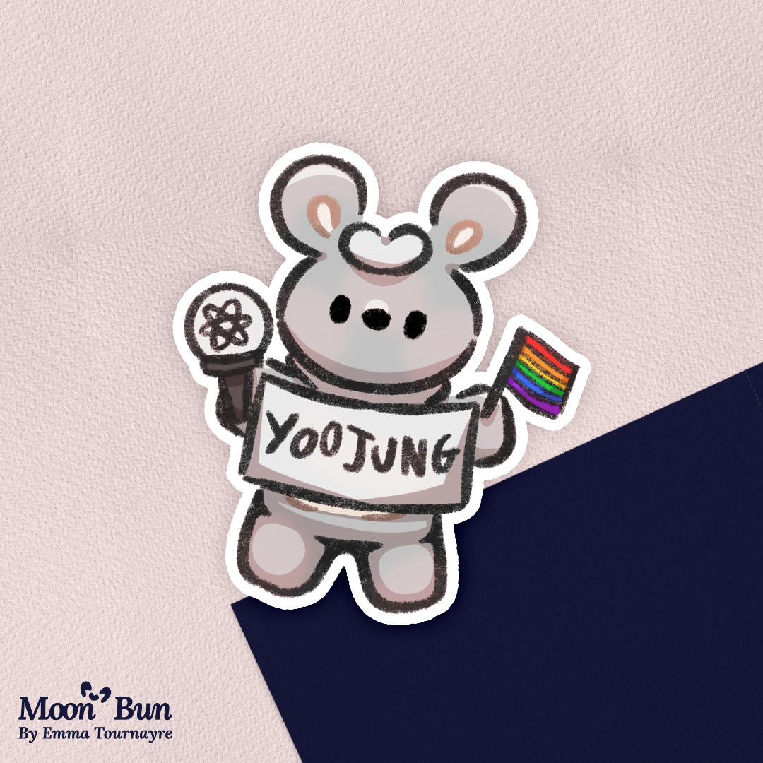 'lyOn Bun' Sticker