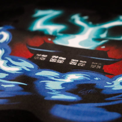 Detail of the print of the STRAY KIDS Thunderous totebag