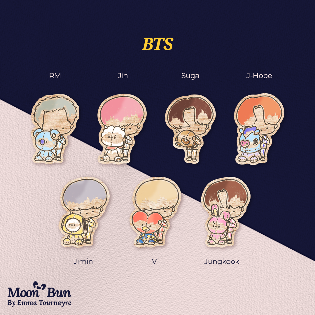 'My BT21' Pins